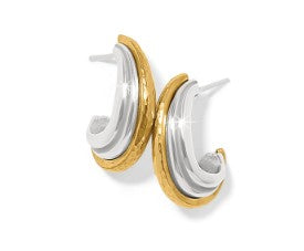 Ferrara Deco Small Hoop Earrings