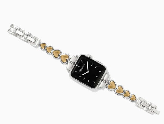 Pretty Tough Two Tone Heart Watch Band Style