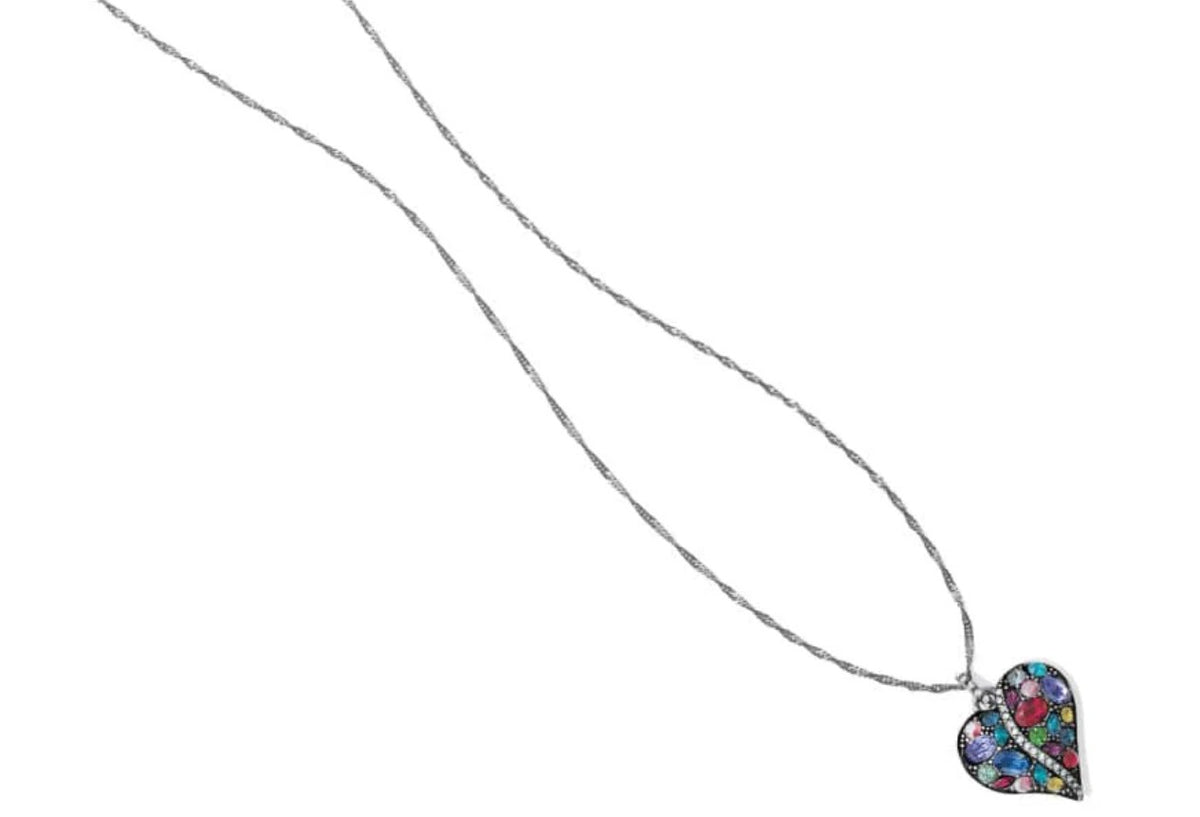 Trust Your Journey Heart Necklace