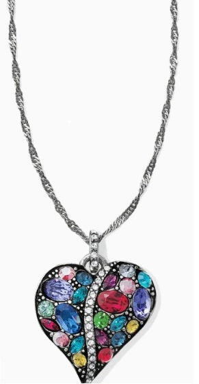 Trust Your Journey Heart Necklace