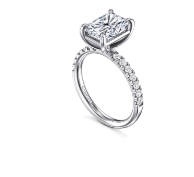 The Windslow 14kt white gold, 5.42 CTW by Gabriel &amp; Co.