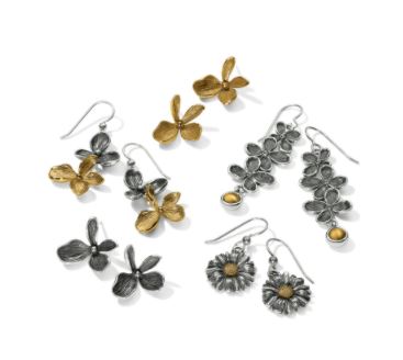 Everbloom Trio French Wire Earrings