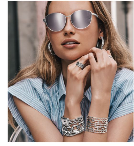 Interlok Woven Link Bracelet From the Interlok Collection By Brighton