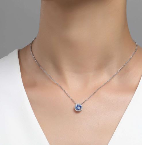 March Birthstone Necklace