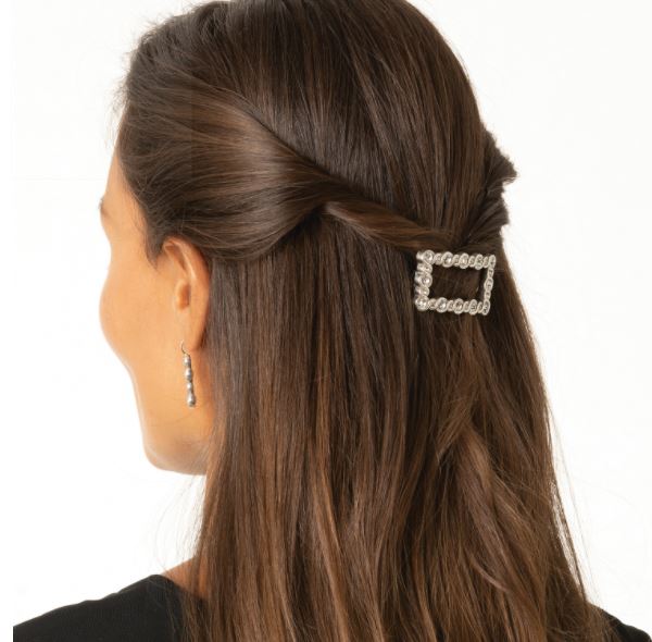 Infinity Sparkle Small Barrette - GREAT AMERICAN JEWELRY ONLINE