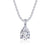 Pear-Shaped Solitaire Necklace