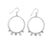 Twinkle Granulation Round French Wire Earrings