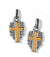 Crossroads Cross Post Drop Earrings