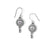 Pebble Dot Medali Reversible French Wire Earrings