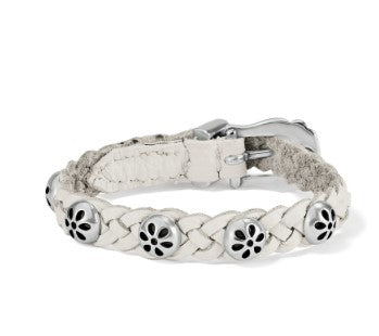 Daisy Bandit Bracelet by Brighton- White