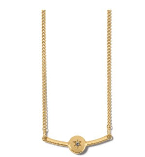 Illumina Bar Necklace-Gold