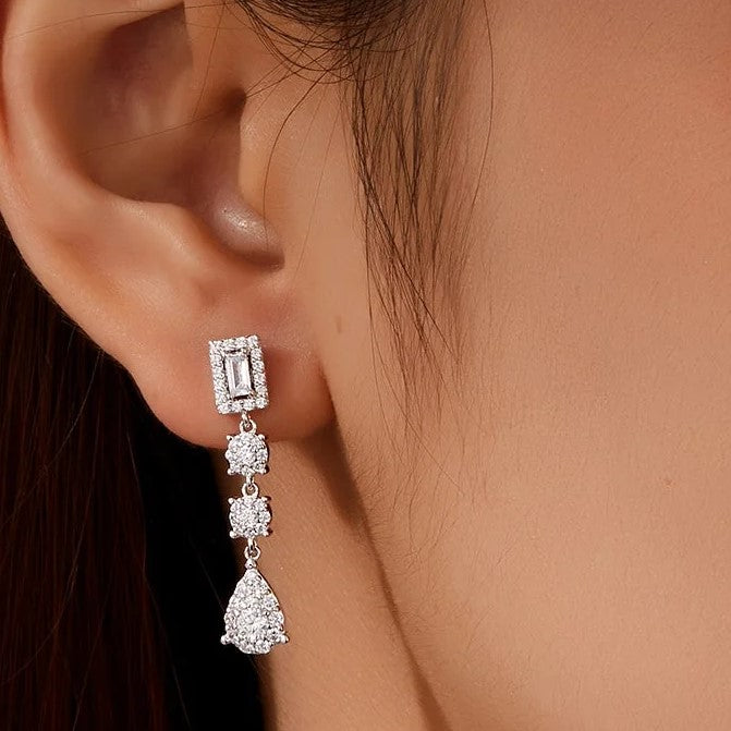 Linear Drop Earrings