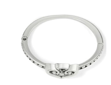 Alcazar Heart Glint Hinged Bangle