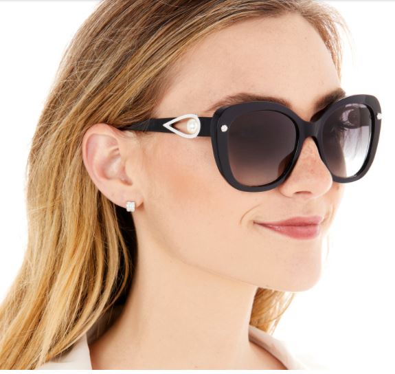 Chara Ellipse Sunglasses - GREAT AMERICAN JEWELRY ONLINE display picture 2