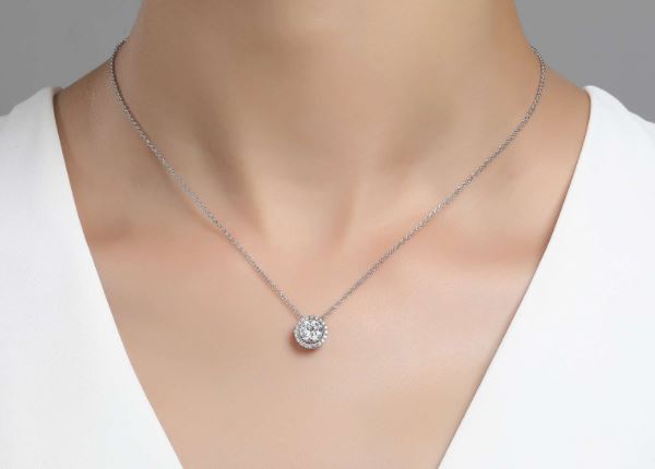 April Birthstone Necklace