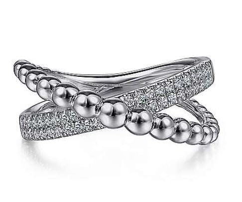 Swarovski criss cross on sale ring