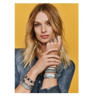 Roped Heart Braid Bandit Bracelet- Black