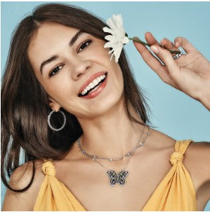 Halo Gems Monarch Necklace