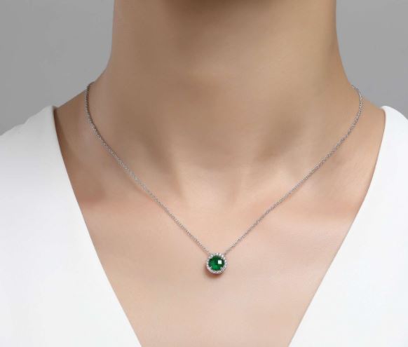 May Birthstone | Emerald | Birthstone Pendant | Seoidin – Seoidín