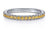 14K White Gold Citrine Stacklable Ring