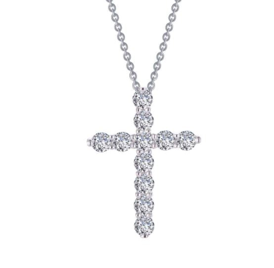1.87 CTW Cross Necklace