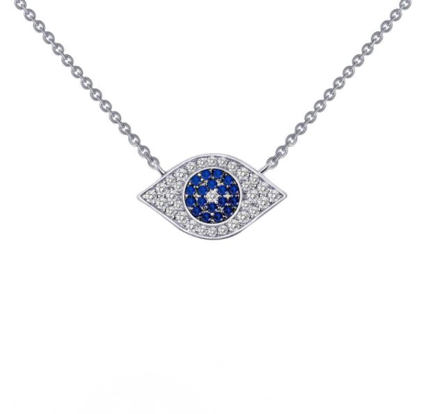 0.46 CTW Evil Eye Necklace