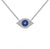 0.46 CTW Evil Eye Necklace