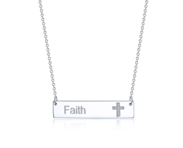 Faith Bar Necklace