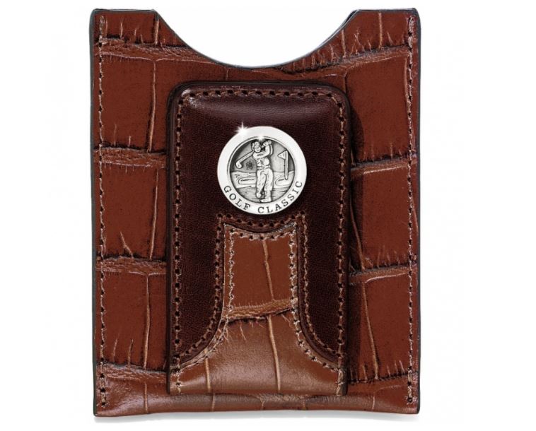 Golf Croco Money Clip by Brighton