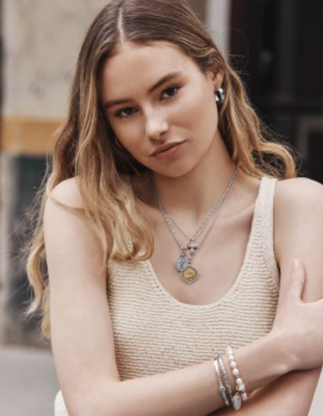 Guardian Angel Pearl Stretch Bracelet