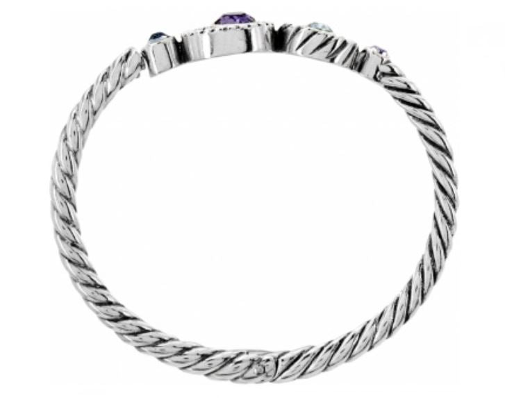 Halo Hinged Bangle
