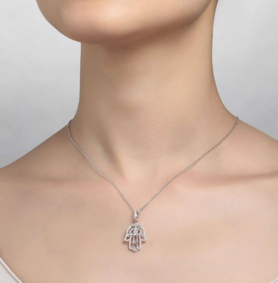Hamsa Pendant Necklace