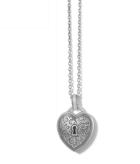 Sterling Silver Heart Pendant with 14K Gold Filigree Insert - Full Circle  Funerals