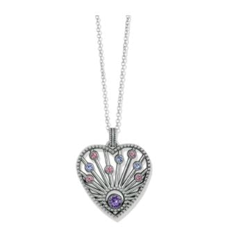 Halo Radiance Heart Necklace