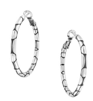 Pebble Small Hoop Earrings