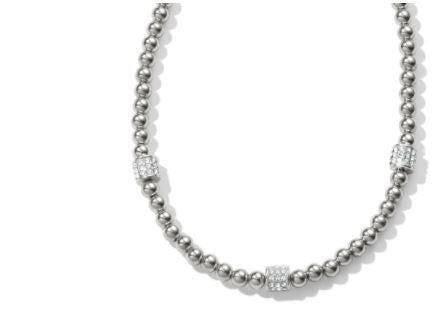 Meridian Petite Beads Station Necklace