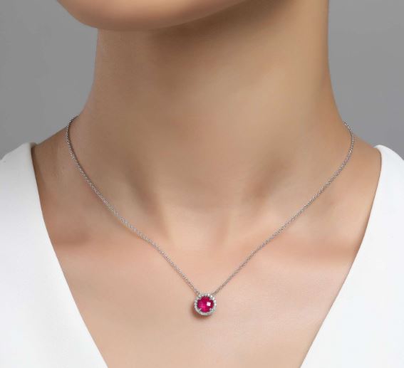 July Birthstone Necklace