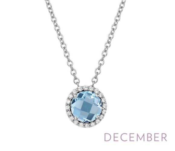 December Birthstone Necklace