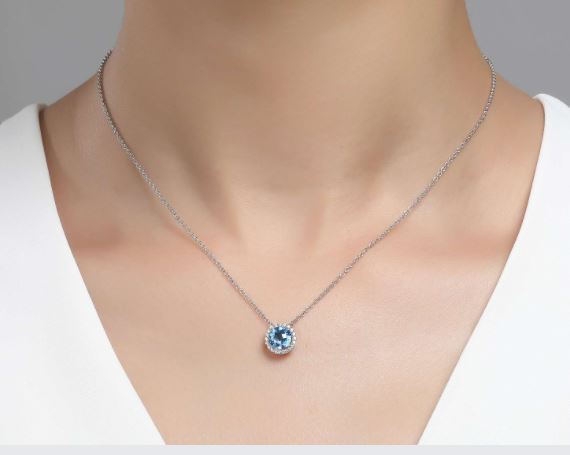 December Birthstone Necklace