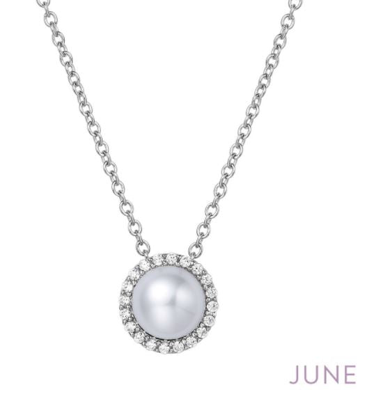 June Birthstone Necklace