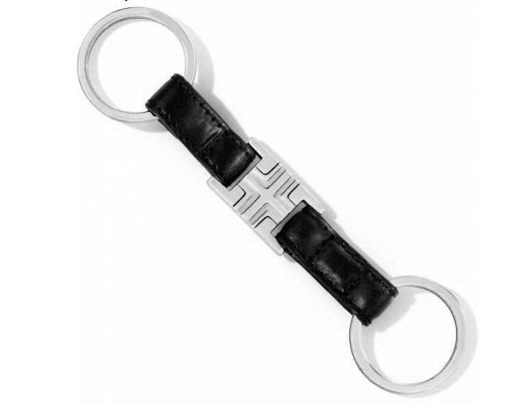 Brighton Replacement Key Ring Clip FOB Keychain Silver Tone Metal