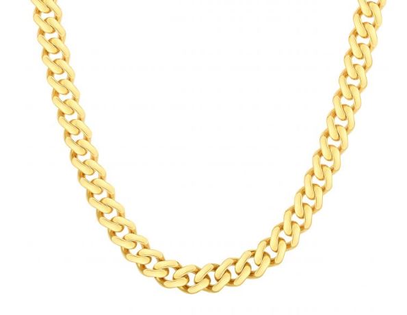 8mm 14k gold on sale cuban link chain