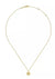 14K White-Yellow Gold Diamond Bujukan Pendant Necklace