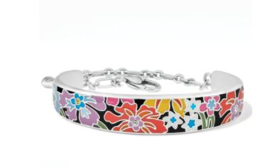 Painted Poppies Bar Bracelet