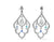 Prism Lights Scallop Post Drop Earrings