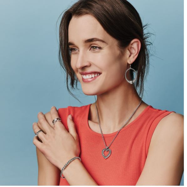 Pretty Tough Open Heart Necklace NEW From the Pretty Tough Collection