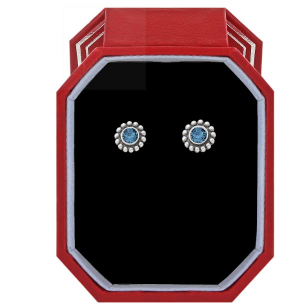 Twinkle Sapphire Mini Post Earrings Gift Box