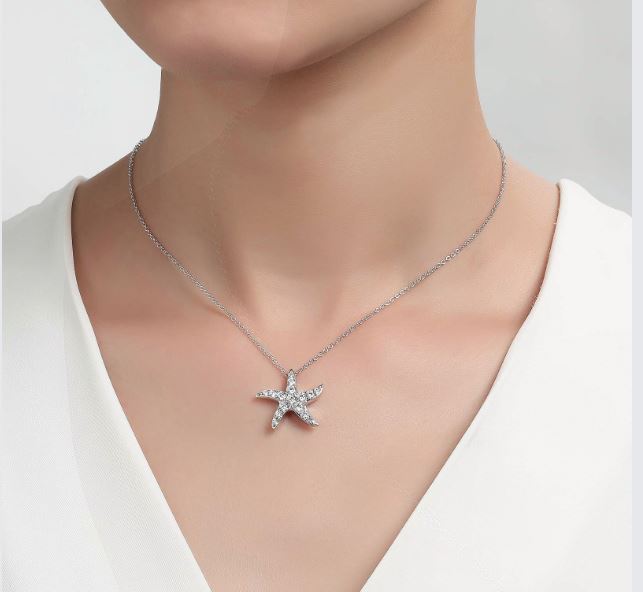 Whimsical Starfish Necklace