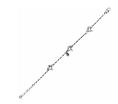 Tuscan Heart Anklet