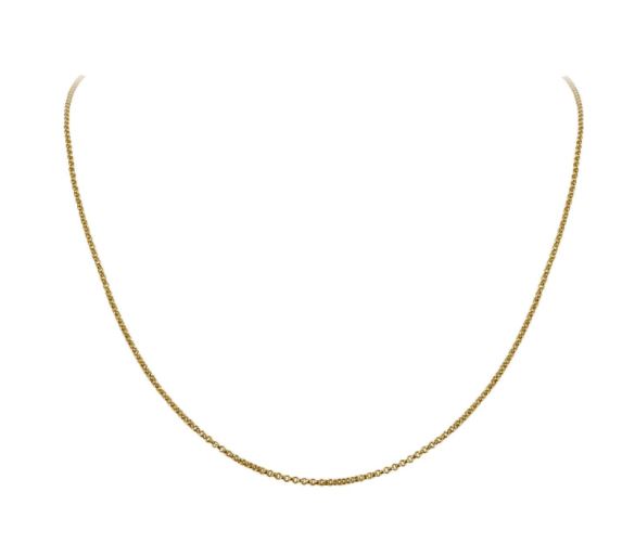 Lafonn Chain- Silver Plated in Yellow Gold 18 inch